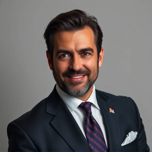 Retrato de Ricardo Silva, CEO da Alfaiataria Estrela do Sul.